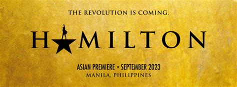 'Hamilton' to make Asian premiere in the Philippines .